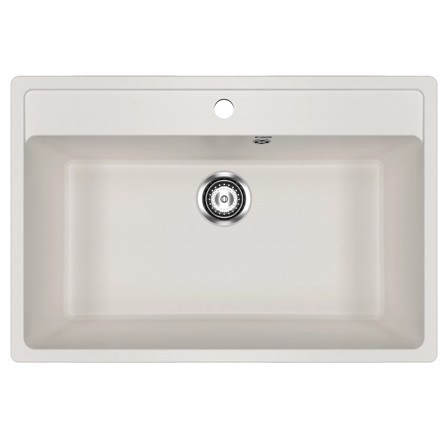 Ulgran U-600 Gránit Mosogatótálca - Egymedencés, Téglalap, Extra széles 760 x 510 mm