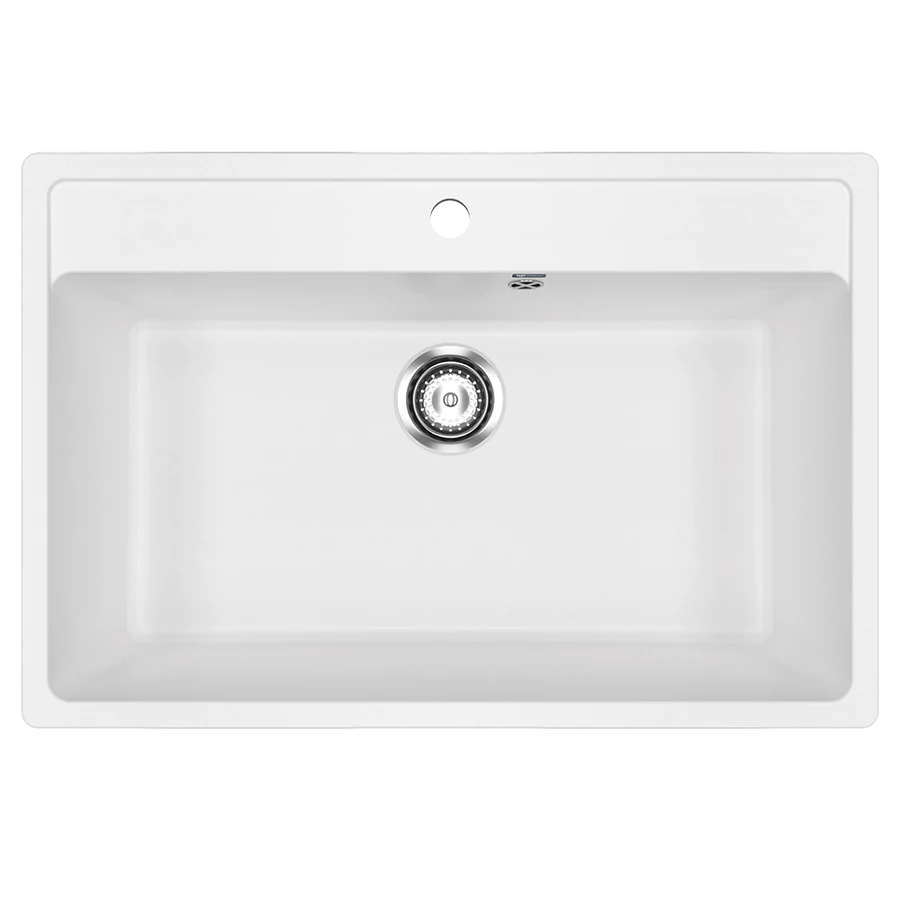 Ulgran U-600 Gránit Mosogatótálca - Egymedencés, Téglalap, Extra széles 760 x 510 mm