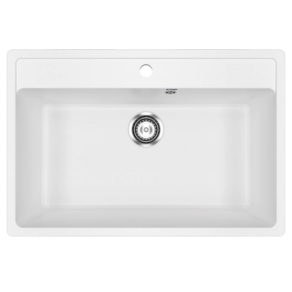 Ulgran U-600 Gránit Mosogatótálca - Egymedencés, Téglalap, Extra széles 760 x 510 mm
