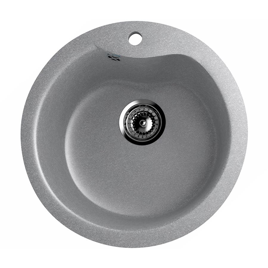 Ulgran U-102 Gránit Design Mosogatótálca - Egymedencés, Kerek 480 mm