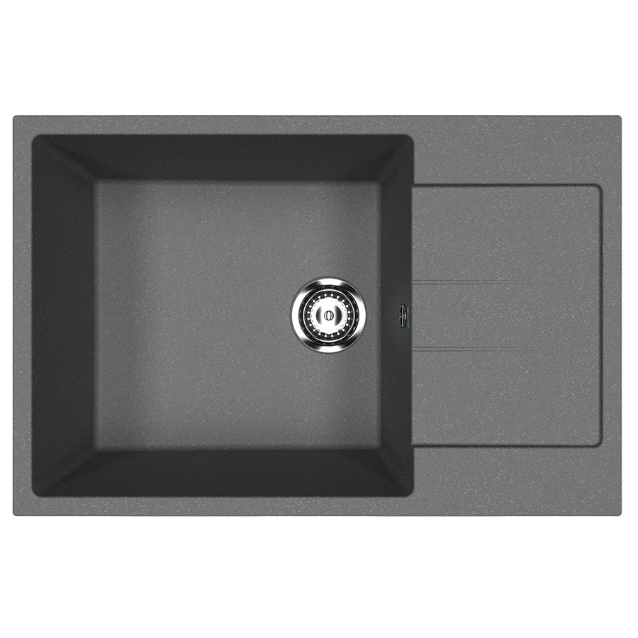 Ulgran U-602 Gránit Design Mosogatótálca - Csepegtetőtálcás 760 x 500 mm