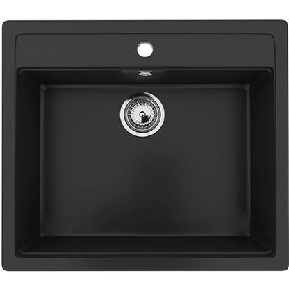 Ulgran U-104 Gránit Mosogatótálca - Egymedencés, Négyzet 560 x 500 mm
