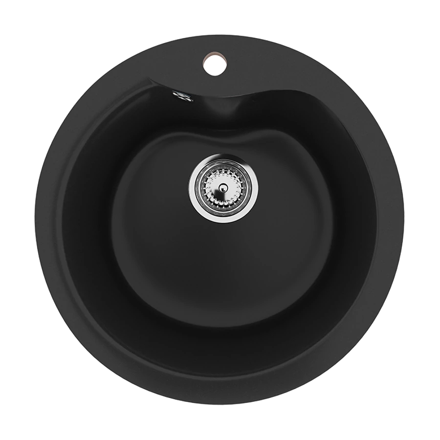 Ulgran U-102 Gránit Design Mosogatótálca - Egymedencés, Kerek 480 mm