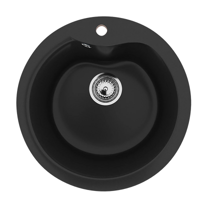 Ulgran U-102 Gránit Design Mosogatótálca - Egymedencés, Kerek 480 mm