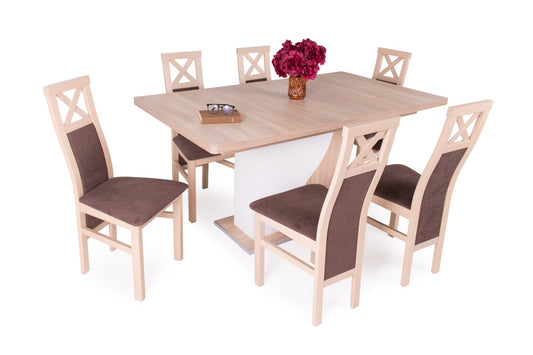 Herman szék Alíz étkezőasztallal  - étkezőgarnitúra