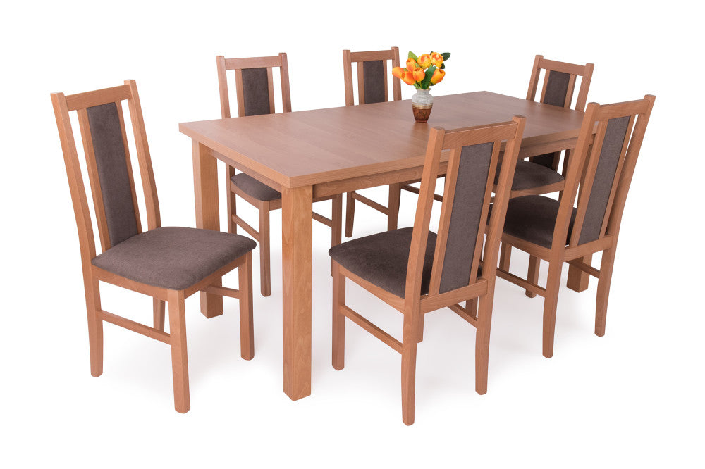 Berta étkezőasztal Félix székkel - étkezőgarnitúra