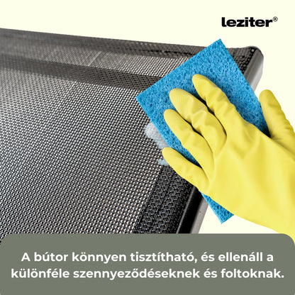 Lizi balcony kerti bútor garnitúra szett fekete