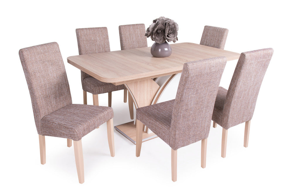 Enzo étkezőasztal Berta székkel - étkezőgarnitúra