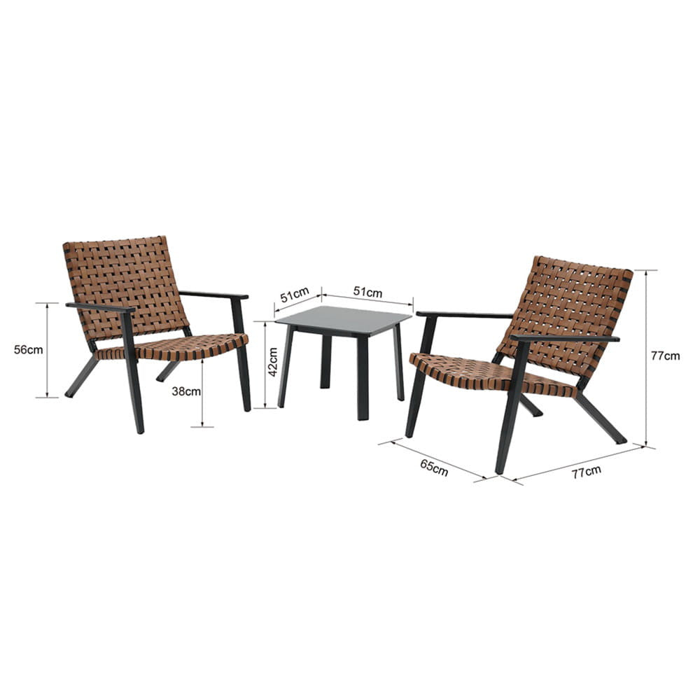 Texas 2 személyes kerti bútor garnitúra