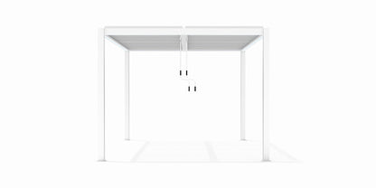 LUXE pergola 3x4m fehér LED világítással