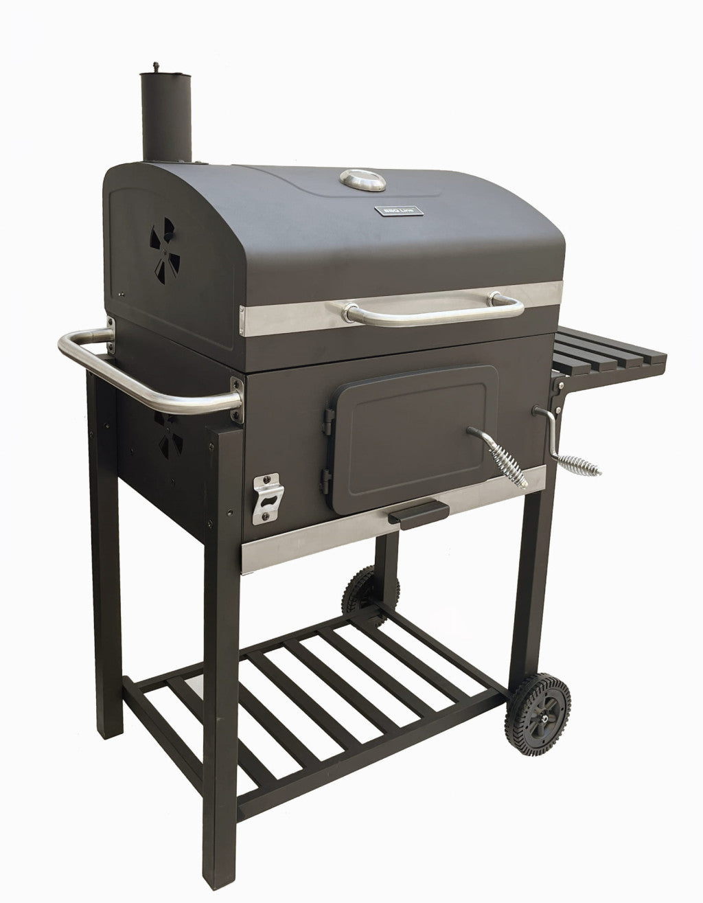 MIR4525K faszenes grill kéményes fedéllel
