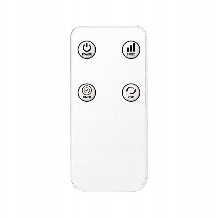 Mistral oszlopventilátor 20 W, fekete