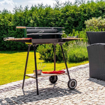 MIR244 téglalap alakú görgős széngrill