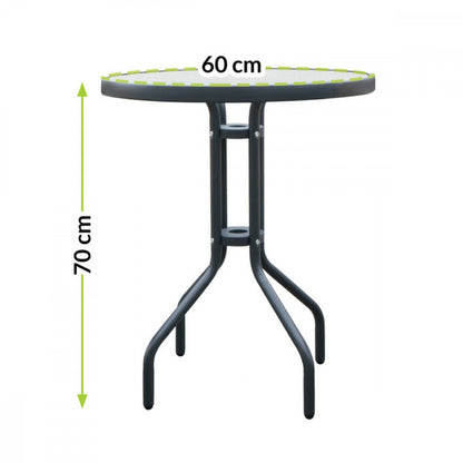 JUPITER 60 cm-es kerek kerti asztal