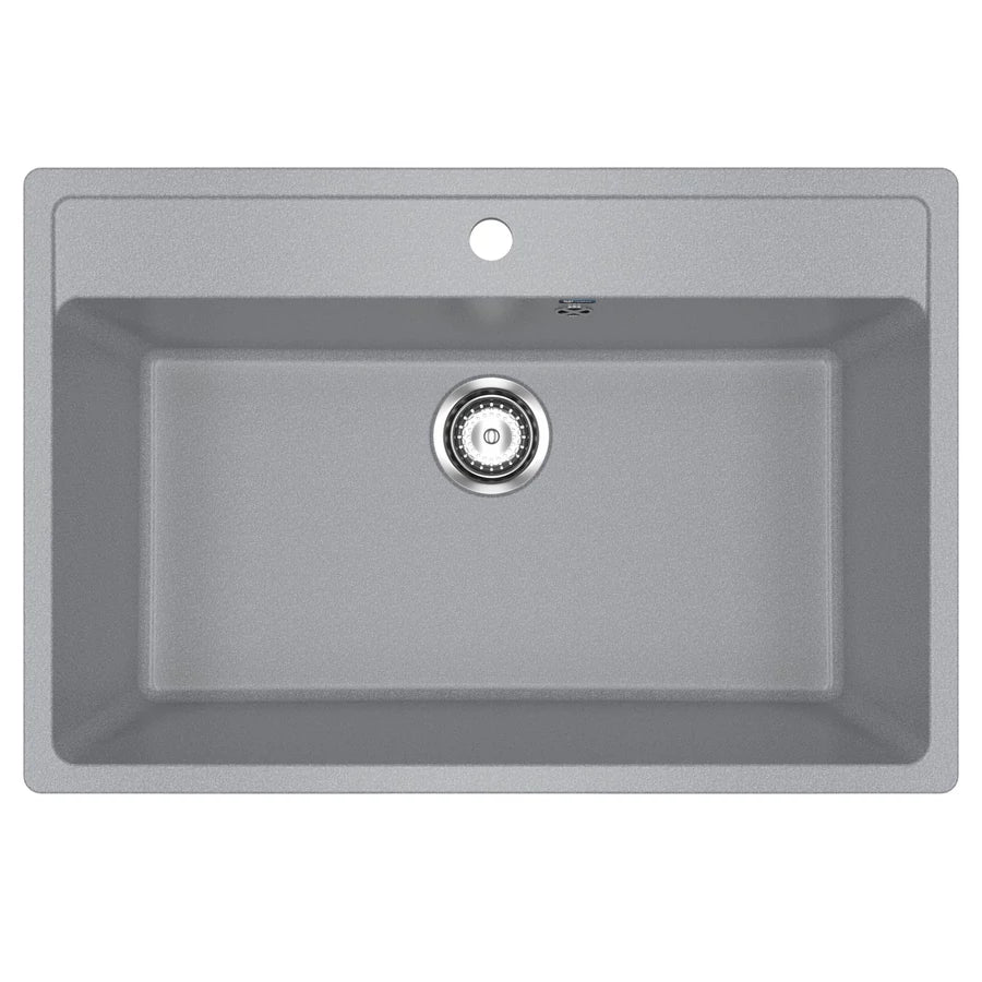 Ulgran U-600 Gránit Mosogatótálca - Egymedencés, Téglalap, Extra széles 760 x 510 mm