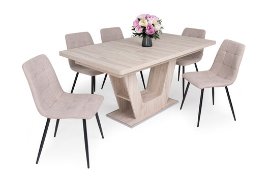 Kamil szék Prága étkezőasztallal  - étkezőgarnitúra