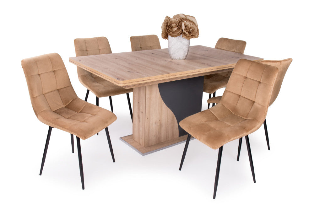 Kitty szék Alíz étkezőasztallal  - étkezőgarnitúra