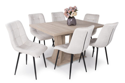 Kitty szék Bella étkezőasztallal  - étkezőgarnitúra