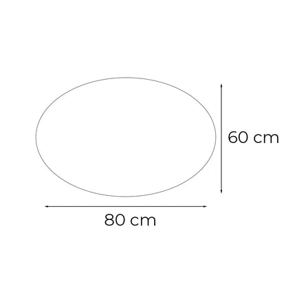 Dea 80 tükör led világítással 80x60 cm