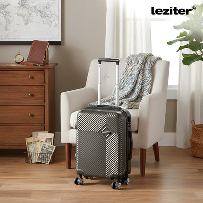 TraveLux Pro kézipoggyász keményfedeles levehető kerékkel 40x30x20 cm szürke