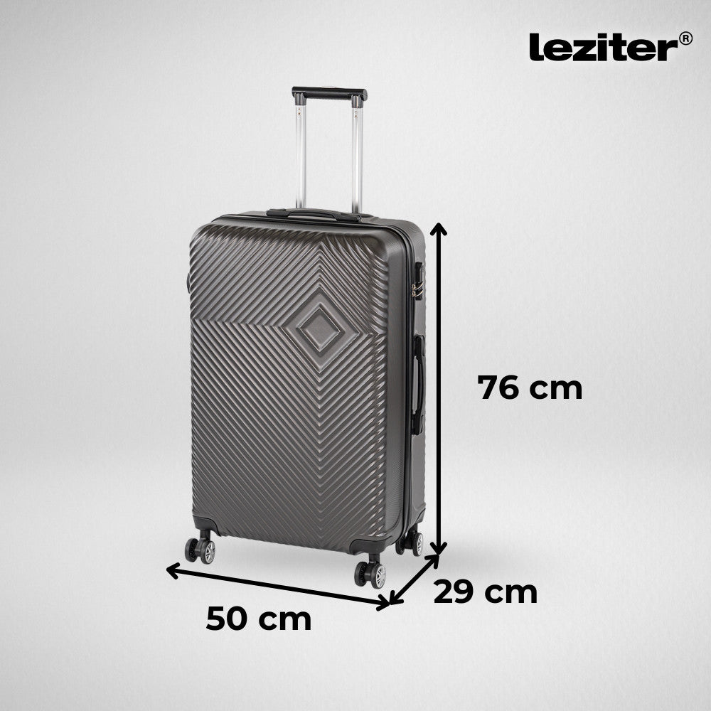 TraveLux Pro nagy bőrönd keményfedeles 76x50x29 cm szürke