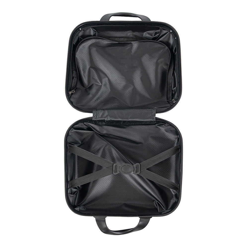 TraveLux Pro kézi bőrönd keményfedeles 28x36x16 cm lagúnakék