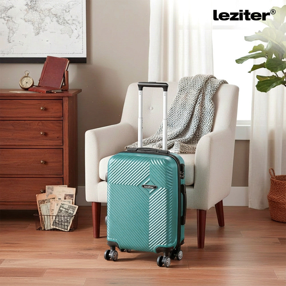 TraveLux Pro kézipoggyász keményfedeles levehető kerékkel 40x30x20 cm lagúnakék
