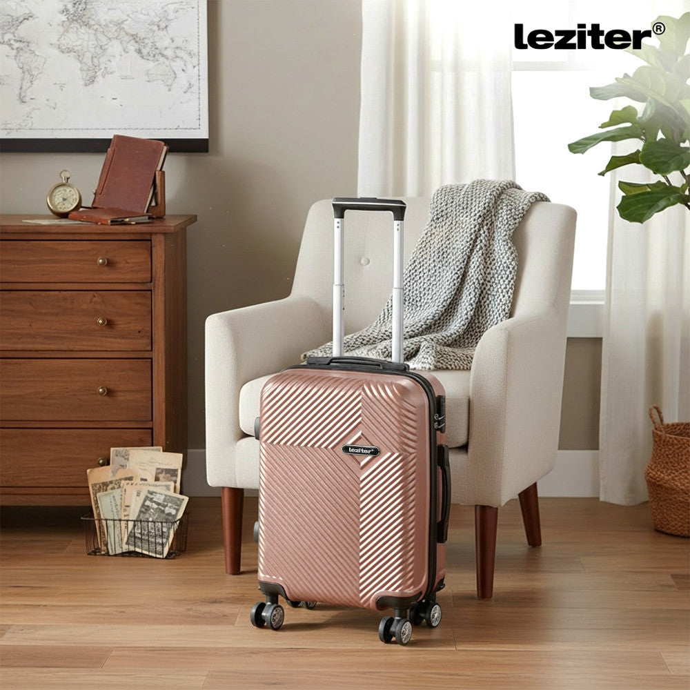 TraveLux Pro kézipoggyász keményfedeles levehető kerékkel 40x30x20 cm rosegold