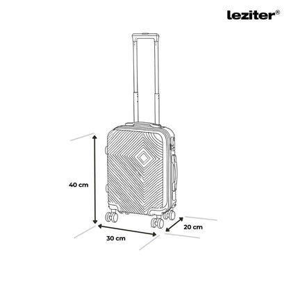 TraveLux Pro kézipoggyász keményfedeles levehető kerékkel 40x30x20 cm rosegold