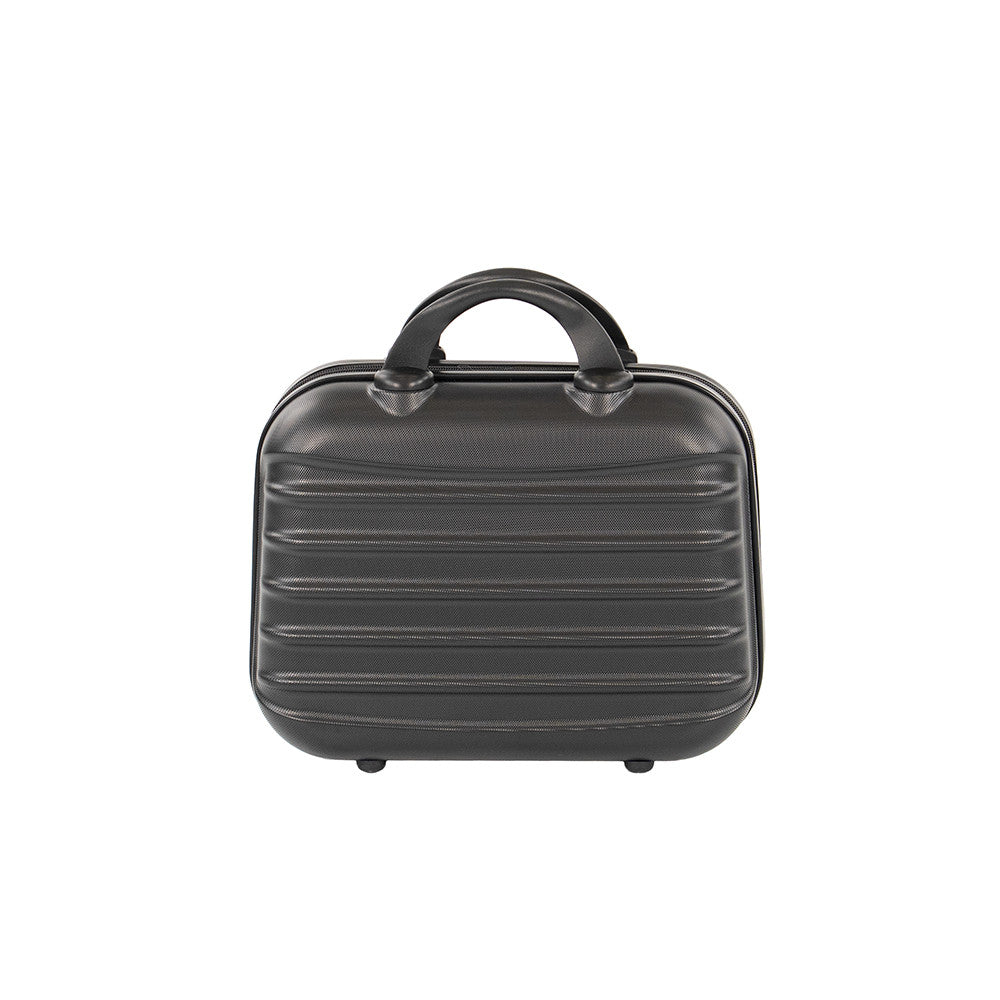 TraveLux Max kisméretű kézi bőrönd keményfedeles 28x36x16 cm fekete