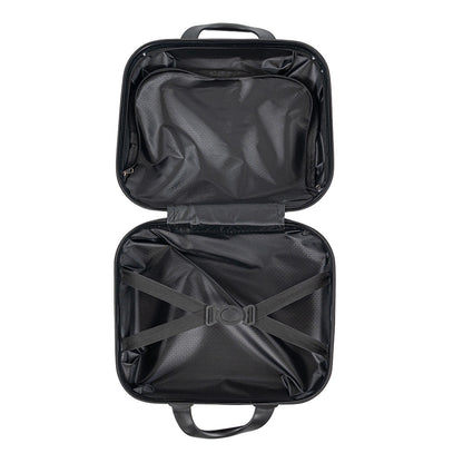TraveLux Max kisméretű kézi bőrönd keményfedeles 28x36x16 cm fekete