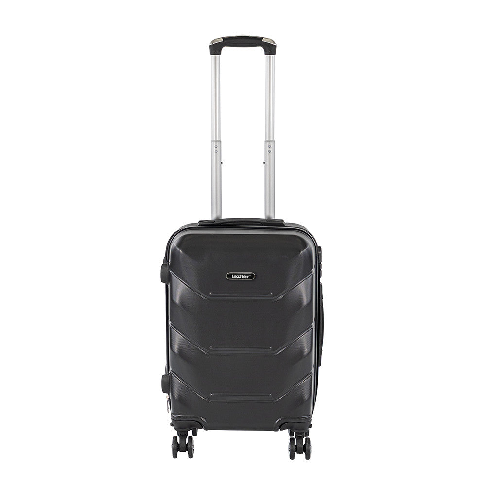 TraveLux Max kézipoggyász keményfedeles levehető kerékkel 40x30x20 cm fekete