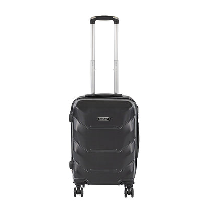 TraveLux Max kézipoggyász keményfedeles levehető kerékkel 40x30x20 cm fekete