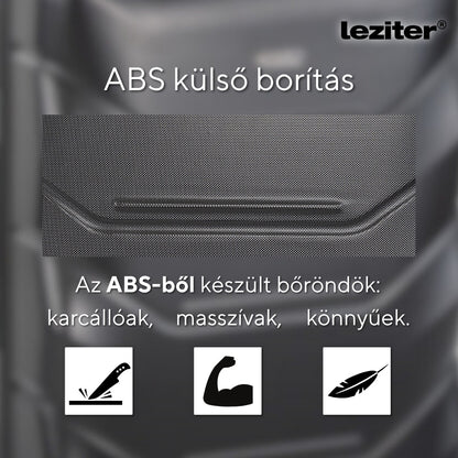 TraveLux Max kabinbőrönd keményfedeles levehető kerékkel 50x40x20 cm fekete