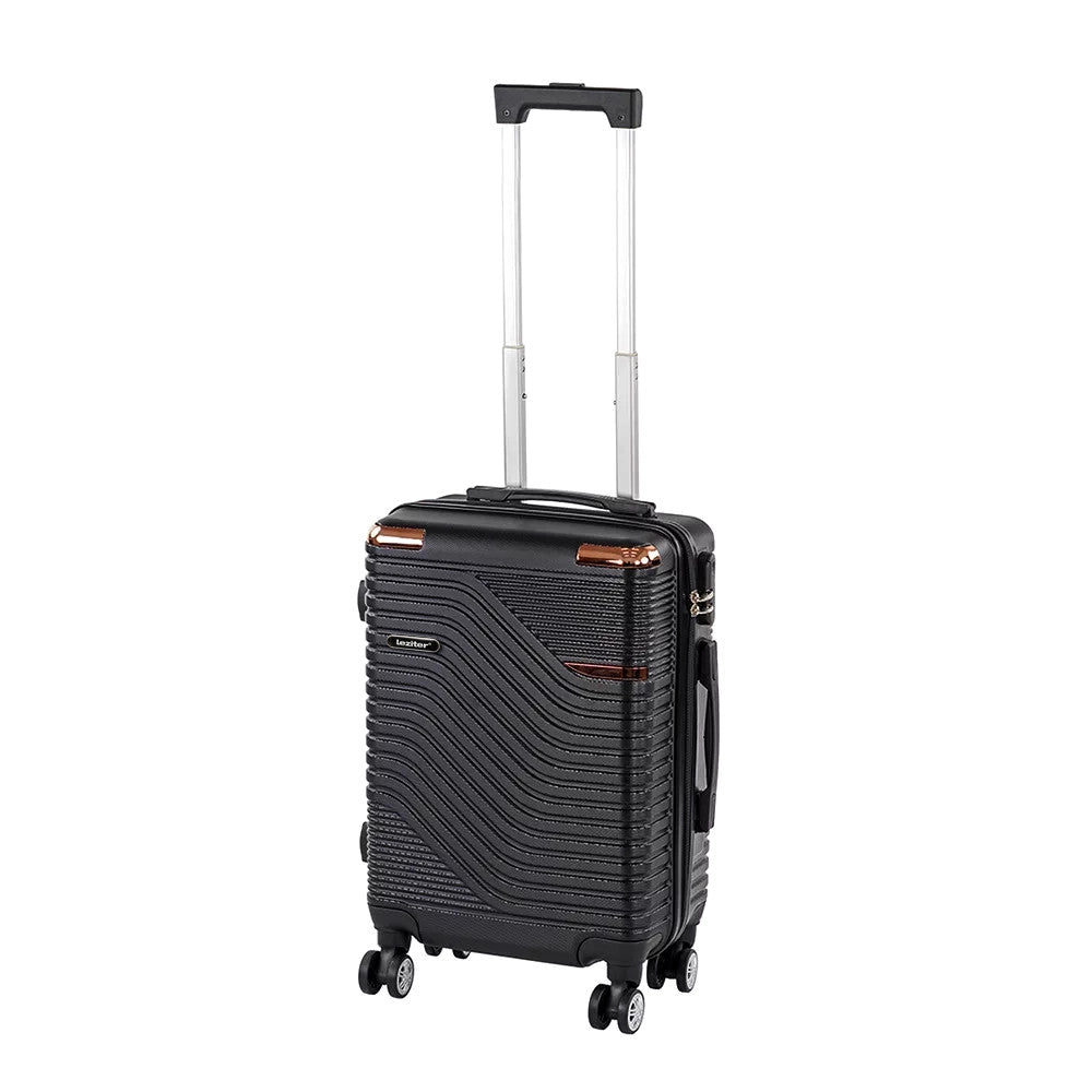 TraveLux Urban kézipoggyász keményfedeles levehető kerékkel 40x30x20 cm fekete