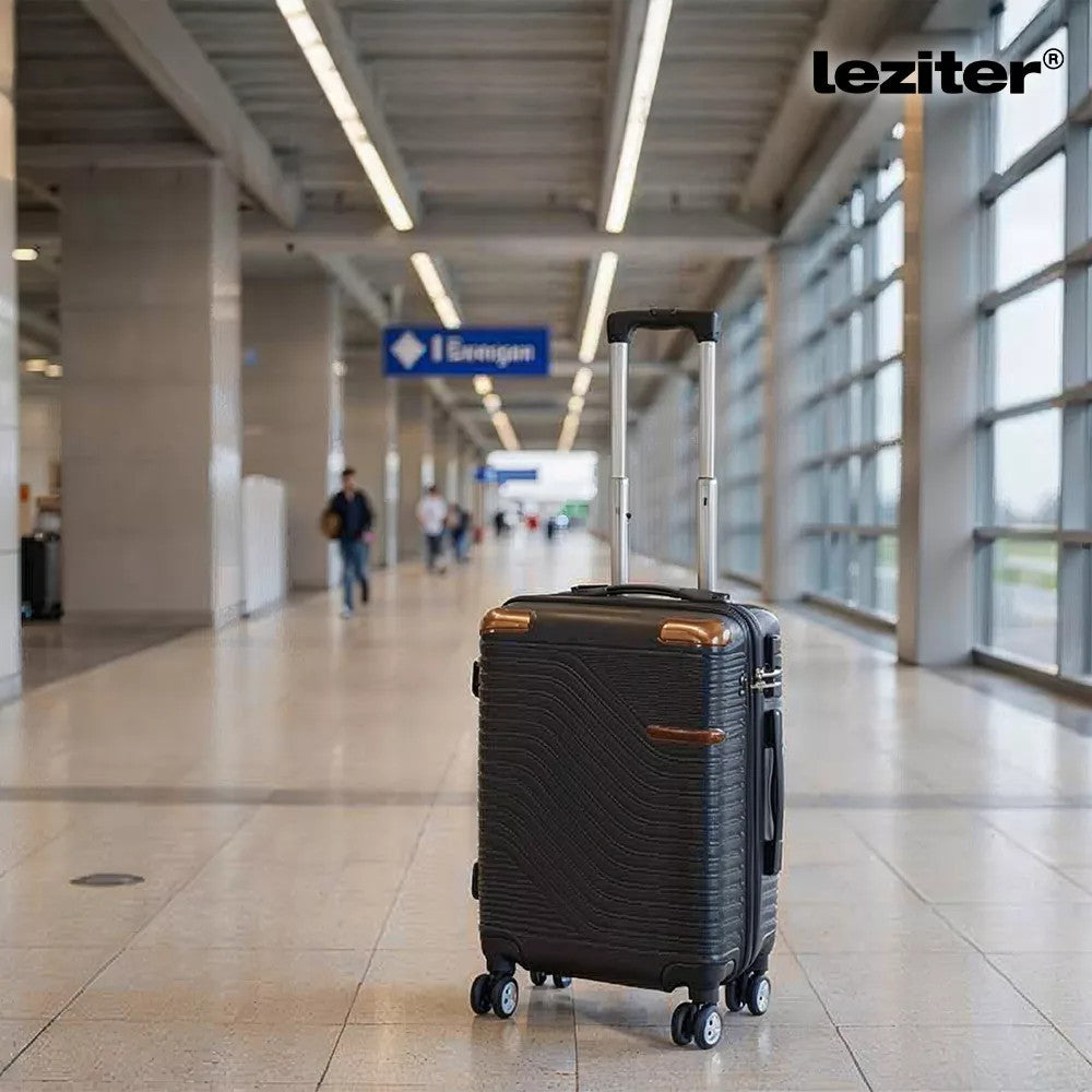 TraveLux Urban kézipoggyász keményfedeles levehető kerékkel 40x30x20 cm fekete