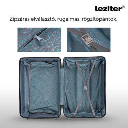 TraveLux Urban kézipoggyász keményfedeles levehető kerékkel 40x30x20 cm fekete