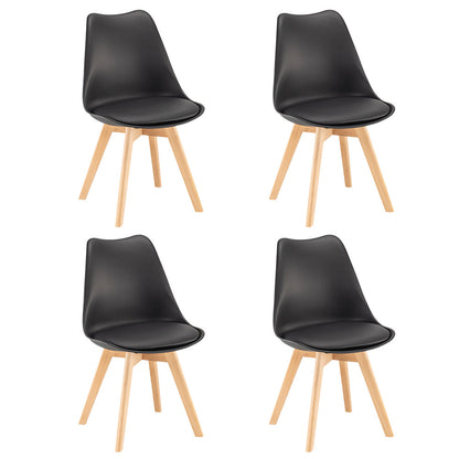 Silla étkezőszék 4 db fekete színben