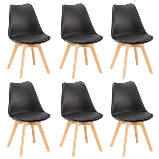 Silla étkezőszék 6 db fekete színben