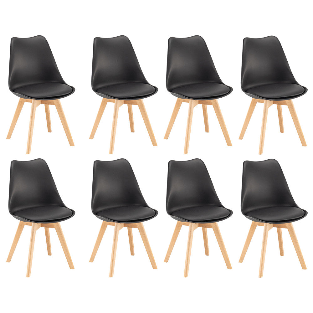 Silla étkezőszék 8 db fekete színben