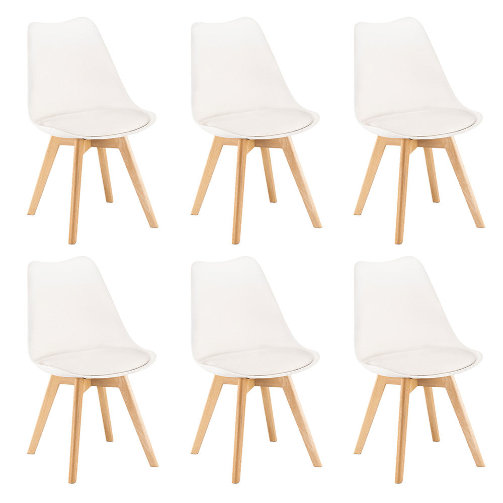 Silla étkezőszék 6 db fehér színben