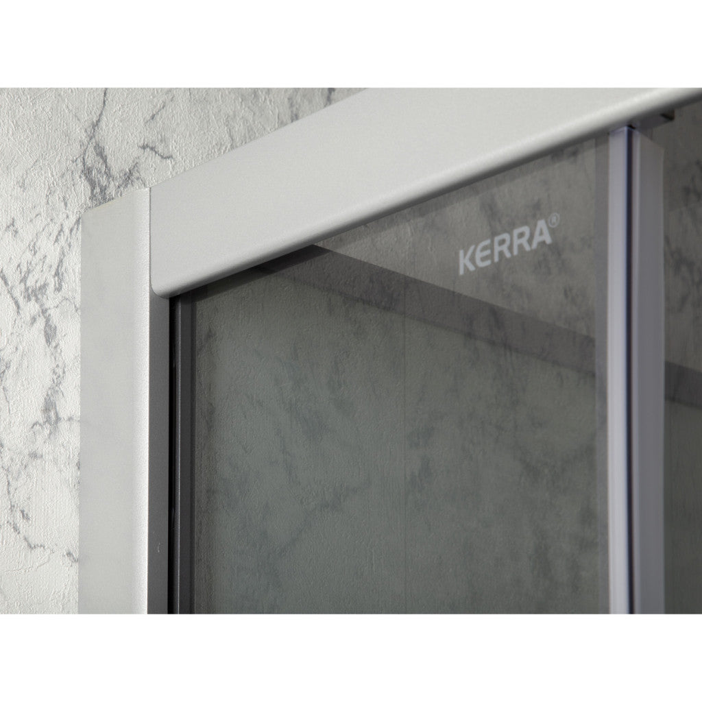 Evora White 80 hátfalas zuhanykabin zuhanytálcával, 80x80x205 cm