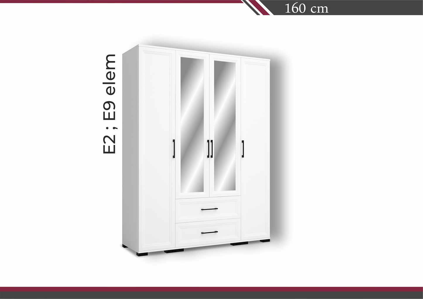 EVEREST gardróbrendszer (120-160-240 cm)