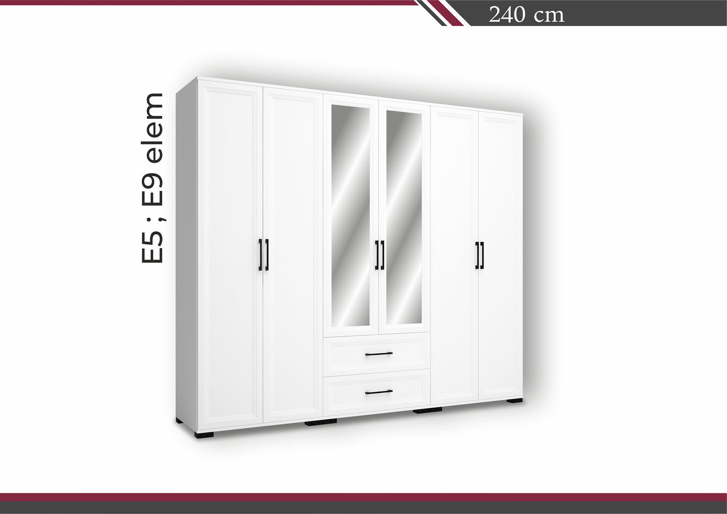EVEREST gardróbrendszer (120-160-240 cm)