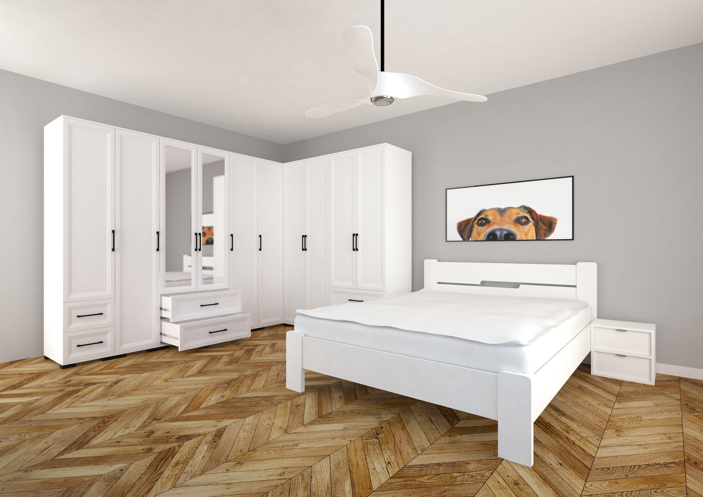 EVEREST gardróbrendszer (120-160-240 cm)