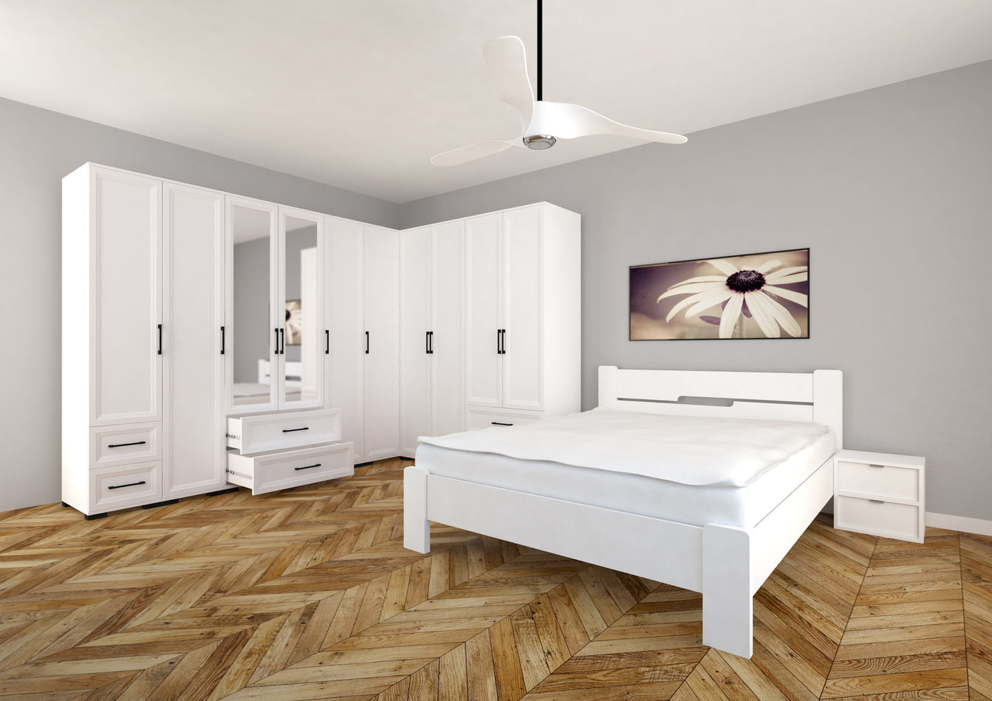 EVEREST gardróbrendszer (120-160-240 cm)