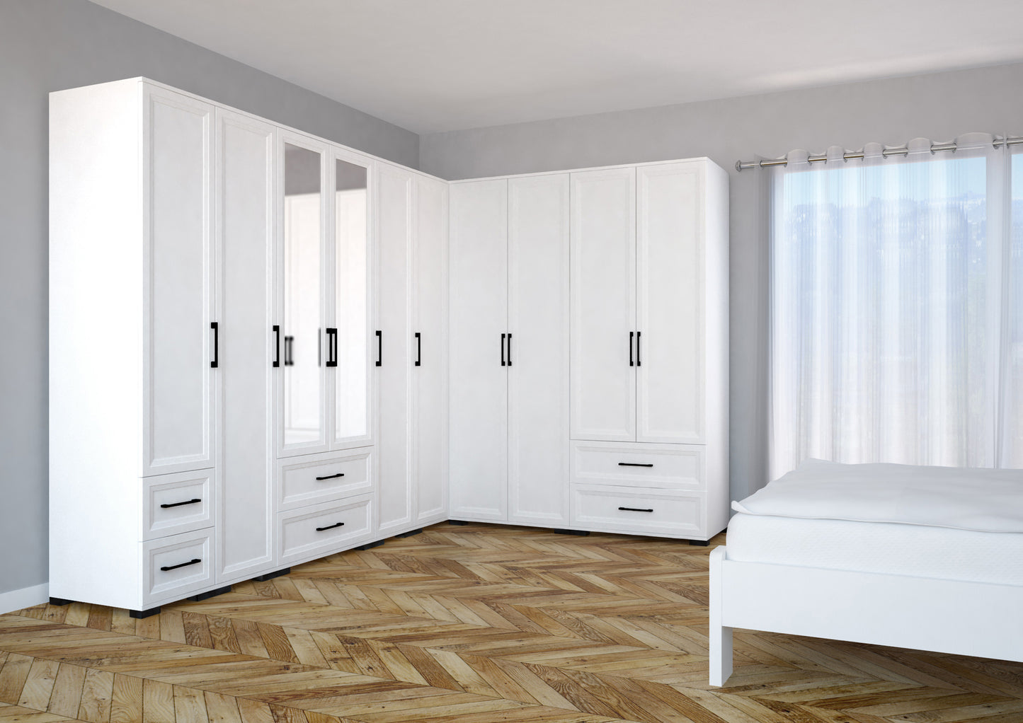 EVEREST gardróbrendszer (120-160-240 cm)