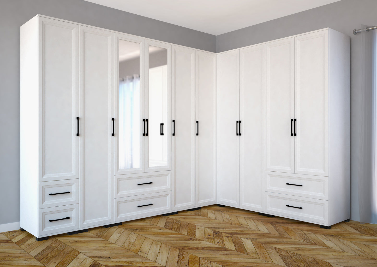 EVEREST gardróbrendszer (120-160-240 cm)