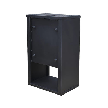 Flores vízteres szilárd tüzelésű kályha fekete 15 kw_4