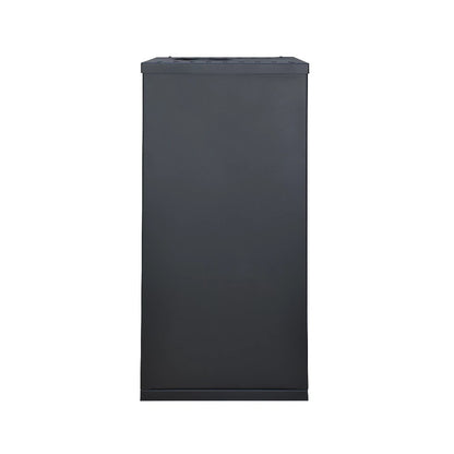 Flores vízteres szilárd tüzelésű kályha fekete 15 kw_5
